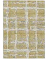 Addison Chantille Machine Washable Acn745 8'x10' Area Rug In Gold