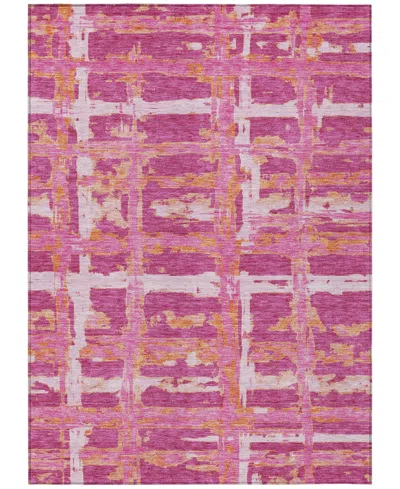Addison Chantille Acn745 9'x12' Area Rug In Rose