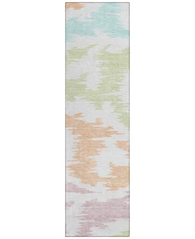 Addison Chantille Acn746 2'3"x7'6" Runner Area Rug In White