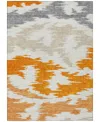 Addison Chantille Acn746 5'x7'6" Area Rug In Orange