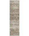 Addison Chantille Acn747 2'3"x7'6" Runner Area Rug In Brown