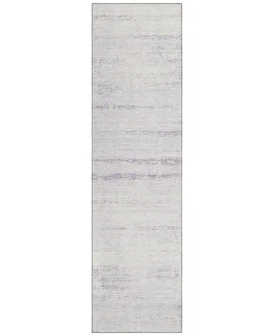 Addison Chantille Acn747 2'3"x7'6" Runner Area Rug In Lavender