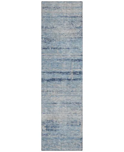 Addison Chantille Acn747 2'3"x7'6" Runner Area Rug In Mist