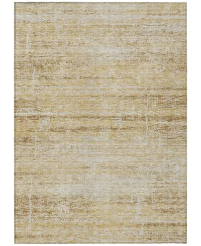 Addison Chantille Acn747 5'x7'6" Area Rug In Gold