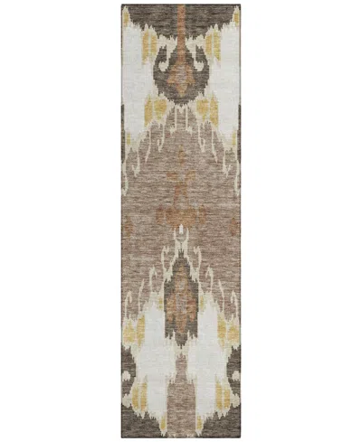 Addison Chantille Acn748 2'3"x7'6" Runner Area Rug In Brown