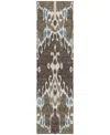 Addison Chantille Acn748 2'3"x7'6" Runner Area Rug In Cocoa