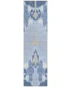 Addison Chantille Acn748 2'3"x7'6" Runner Area Rug In Mist