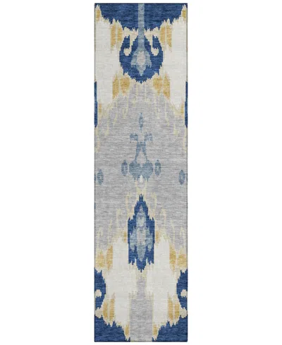 Addison Chantille Acn748 2'3"x7'6" Runner Area Rug In Navy