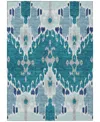 Addison Chantille Machine Washable Acn748 8'x10' Area Rug In Teal