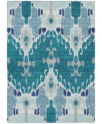 Addison Chantille Machine Washable Acn748 8'x10' Area Rug In Teal