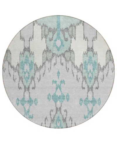 Addison Chantille Acn748 8'x8' Round Area Rug In Mint