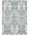 Addison Chantille Machine Washable Acn748 9'x12' Area Rug In Mint