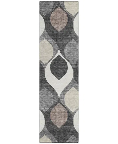 Addison Chantille Acn749 2'3"x7'6" Runner Area Rug In Gray