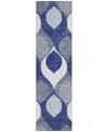Addison Chantille Acn749 2'3"x7'6" Runner Area Rug In Navy
