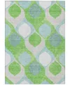 Addison Chantille Acn749 3'x5' Area Rug In Lime