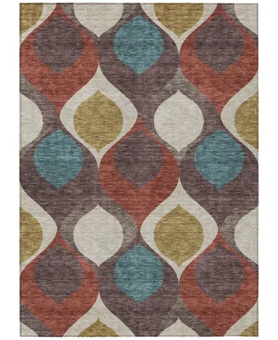Addison Chantille Acn749 5'x7'6" Area Rug In Brown