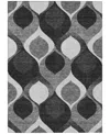 Addison Chantille Machine Washable Acn749 8'x10' Area Rug In Black