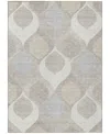 Addison Chantille Machine Washable Acn749 8'x10' Area Rug In Ivory