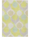 Addison Chantille Machine Washable Acn749 8'x10' Area Rug In Yellow