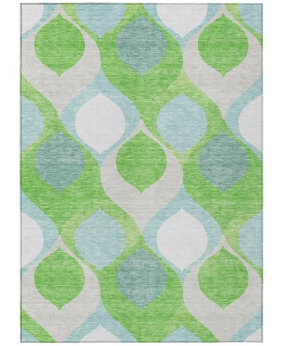 Addison Chantille Acn749 9'x12' Area Rug In Lime