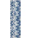 Addison Chantille Acn750 2'3"x7'6" Runner Area Rug In Blue