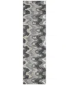 Addison Chantille Acn750 2'3"x7'6" Runner Area Rug In Gray
