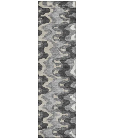 Addison Chantille Acn750 2'3"x7'6" Runner Area Rug In Gray