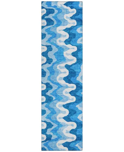 Addison Chantille Acn750 2'3"x7'6" Runner Area Rug In Mist