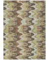 Addison Chantille Machine Washable Acn750 3'x5' Area Rug In Chocolate