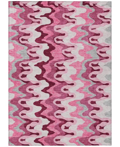 Addison Chantille Acn750 3'x5' Area Rug In Rose