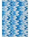 Addison Chantille Machine Washable Acn750 5'x7'6" Area Rug In Mist