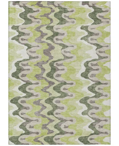 Addison Chantille Acn750 5'x7'6" Area Rug In Sage,ivory