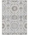 Addison Chantille Acn751 10'x14' Area Rug In Silver