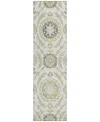 Addison Chantille Acn751 2'3"x7'6" Runner Area Rug In Ivory