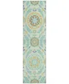 Addison Chantille Acn751 2'3"x7'6" Runner Area Rug In Mint