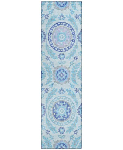 Addison Chantille Acn751 2'3"x7'6" Runner Area Rug In Mist