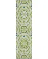 Addison Chantille Acn751 2'3"x7'6" Runner Area Rug In Sage