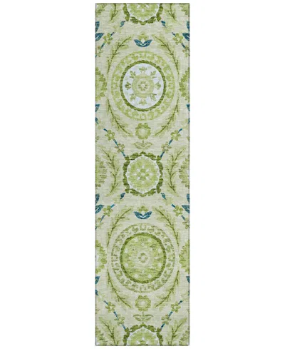 Addison Chantille Acn751 2'3"x7'6" Runner Area Rug In Sage