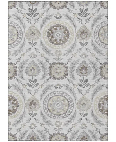 Addison Chantille Acn751 2'6"x3'10" Area Rug In Silver