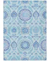 Addison Chantille Machine Washable Acn751 3'x5' Area Rug In Mist