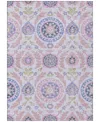 Addison Chantille Acn751 3'x5' Area Rug In Rose