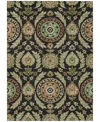Addison Chantille Machine Washable Acn751 5'x7'6" Area Rug In Black