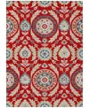 Addison Chantille Machine Washable Acn751 8'x10' Area Rug In Red