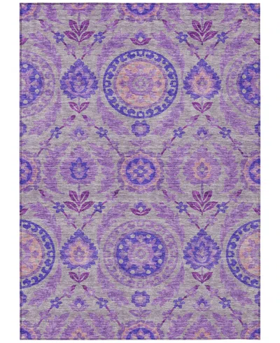 Addison Chantille Acn751 9'x12' Area Rug In Lavender