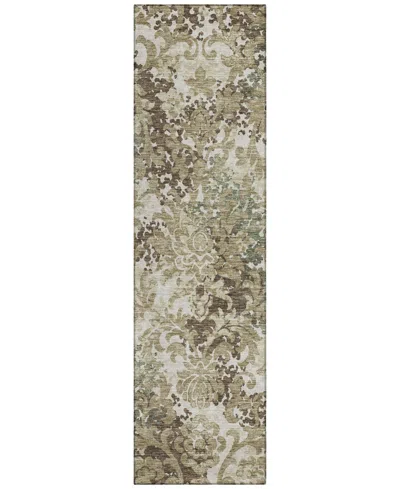 Addison Chantille Acn752 2'3"x7'6" Runner Area Rug In Beige