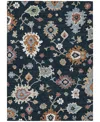 Addison Chantille Machine Washable Acn753 9'x12' Area Rug In Black