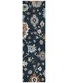 Addison Chantille Acn753 2'3"x7'6" Runner Area Rug In Black