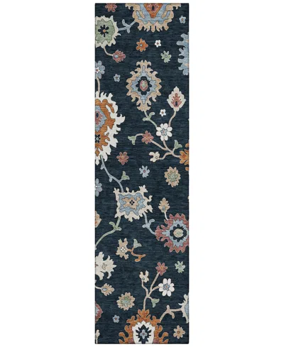 Addison Chantille Acn753 2'3"x7'6" Runner Area Rug In Black