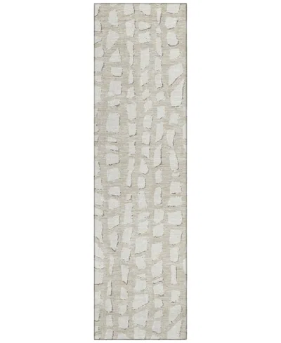 Addison Chantille Acn754 2'3"x7'6" Runner Area Rug In Beige
