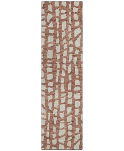 Addison Chantille Acn754 2'3"x7'6" Runner Area Rug In Paprika